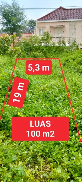 TANAH LUAS 100M2 MALANG KOTA