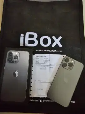 iPhone 13 pro 128gb iBox fullset sampe nota pembelian nominus mulus