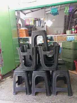 Bangku Kursi Baso Plastik Hitam