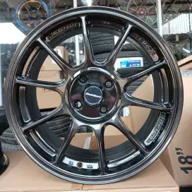Wedssport tc105x ring 16x7 pcd 4x100 ET 40 jazz vios