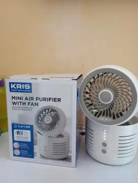Mini air purifier with fan