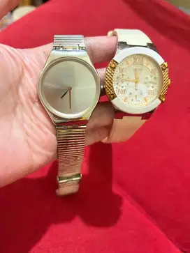 Jam tangan wanita brand guess dan swatch ori