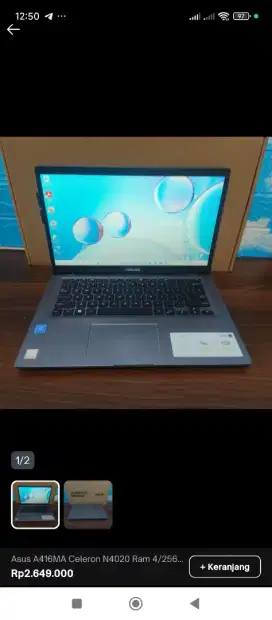Jual Laptop Murah (Asus A416Ma)