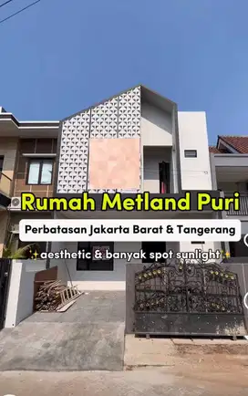 Jual rumah harga murah bangunan baru di metland puri ukuran 7x15