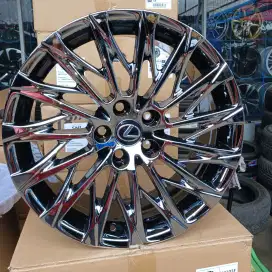 Rep velg original oem lexus lm350 ring 18 5x114,3 ET 35 black Chrome