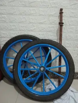 Pelek,ban dan as gerobak