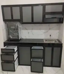 Kitchenset almunium acp composite panel ,anti rayap tahan air/ bl