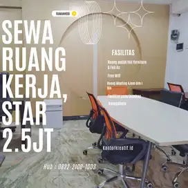 Disewakan ruang kantor Murah di kemang