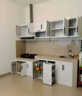 Kitchenset almunium acp composite panel ,anti rayap tahan air / bl
