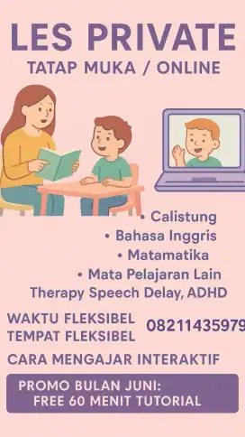 Les Private dan Therapy Anak
