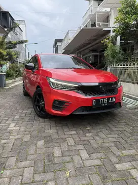 Honda City Rs Cvt 2021 Red matic merah AT termurah menarik antik