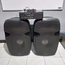 Amplifier & speaker acr 15 inch