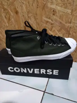 Sepatu Converse Jack Purcell Mid Army