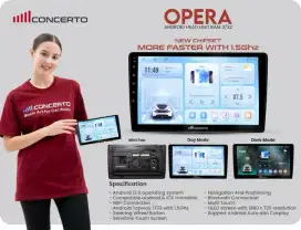 Hu android 9inch concerto qled 2/32
