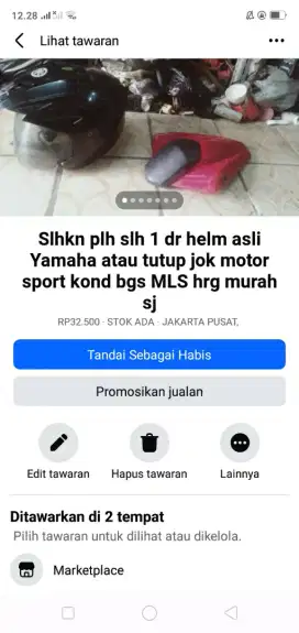 Slhkn plh slh 1 dr helm berkualitas atau sblh nya hrg murah cpt dpt
