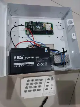 Panel Alarm Paradox SP4000 Keypad Baterai Backup kondisi second bekas