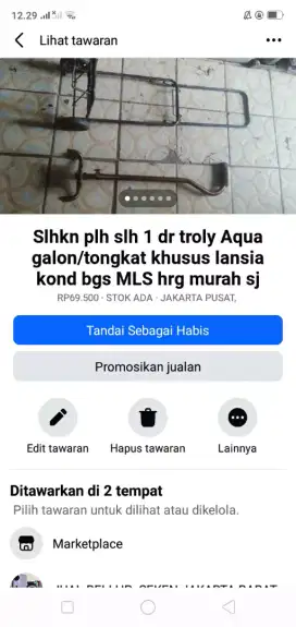 Slhkn plh slh 1 dr tongkat terapi kesehatan atau sblh nya murah sj cpt