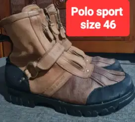 Sepatu POLO sport boot size 46 kulit