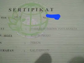 Dijual tanah 250 juta hanya 5 menit dari Bandara NYIA, Wates
