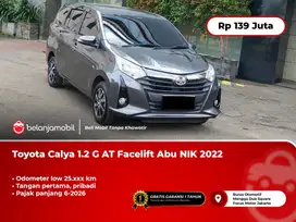 [LOW KM] Toyota Calya 1.2 G AT Facelift Abu 2022/2023