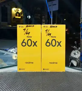 BARU..REALME NOTE 60x RAM 4+4/64 SEGEL/GARANSI RESMI.