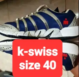 Sepatu k-swiss Iron man size 40