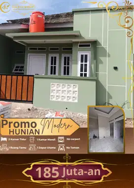 Rumah murah 2 kamar siap huni akses strategis 10menit dari stasiun KRL