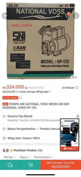 pompa air murah baca deskripsi