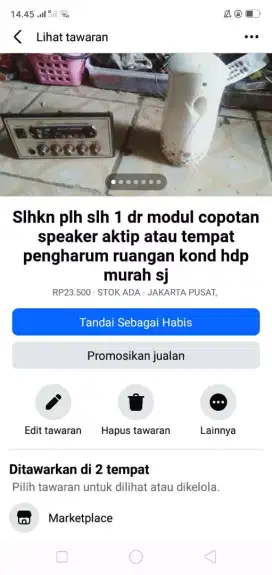 Slhkn plh slh 1 dr modul speaker aktip atau sblh nya se lg ada cpt deh