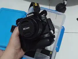 Nikon D3200 + 3 Lensa (Preowned)