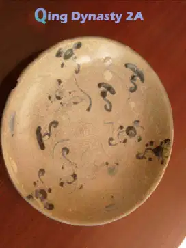 Piring Antik Jaman Dinasty Qing (Thn 1644 - 1911)