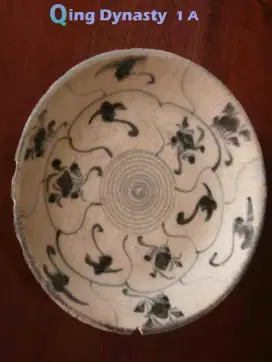 Piring Antik Jaman Dinasty Qing (Thn 1644 - 1911)