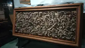 Relief jati 3 dimensi utuh