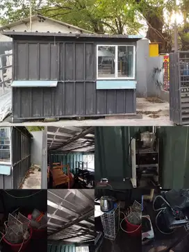 dijual 1 paket kontainer box ukuran 3x3 meter