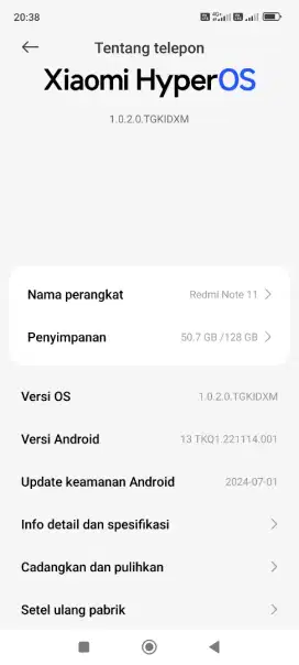 Redmi note 11 ram 6+6 128 NFC