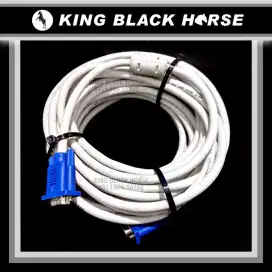 Kabel VGA 8meter Bekas Warna Putih - Kabel VGA Extended