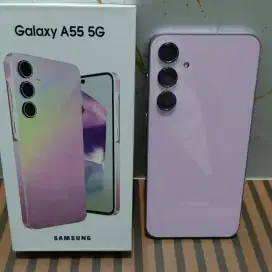 Samsung A55 5G Ram 8/256 Lilac Fullshet Super Mulus