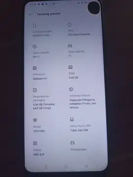 Oppo f11 pro second original