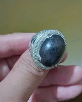 Cincin batu Galih Kelor / natural petrified wood
