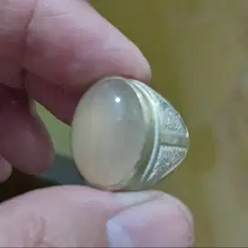 Cincin batu alam anggur Pacitan / Natural Chalcedony