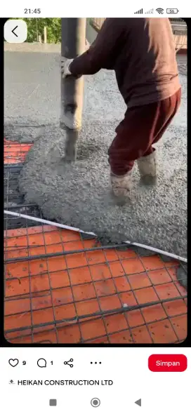 Beton Cor Sawah Baru