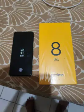 realme 8 pro lcd, batre, backcase baru