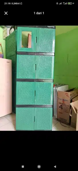 Lemari plastik 4 susun