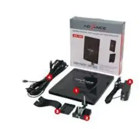Antena tv digital, kabel 10m+boster