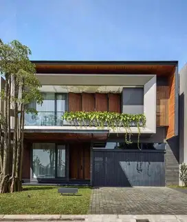 Rumah Araya Surabaya Minimalis Tropical Baru Row Jalan 4 Mobil