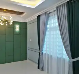 Pemasangan Tirai Gorden Jendela Gordyn Mewah Hordeng Terbaru Murah