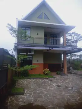 Villa view pesawahan & perbukitan