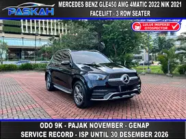 Km=15k Bunga=4,5% TAX=NOVEMBER Mercedes Benz GLE450 AMG 2022 NIK 2021