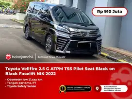 [LOW KM] Toyota Vellfire 2.5 G ATPM TSS Pilot Seat Black 2022/2023
