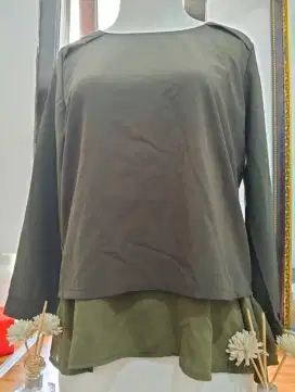 Blouse sifon army